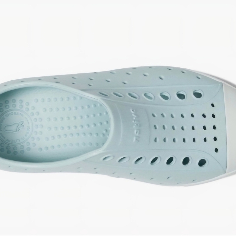 Native Jefferson Fresh Blue Perforated Slip-On Shoes -New